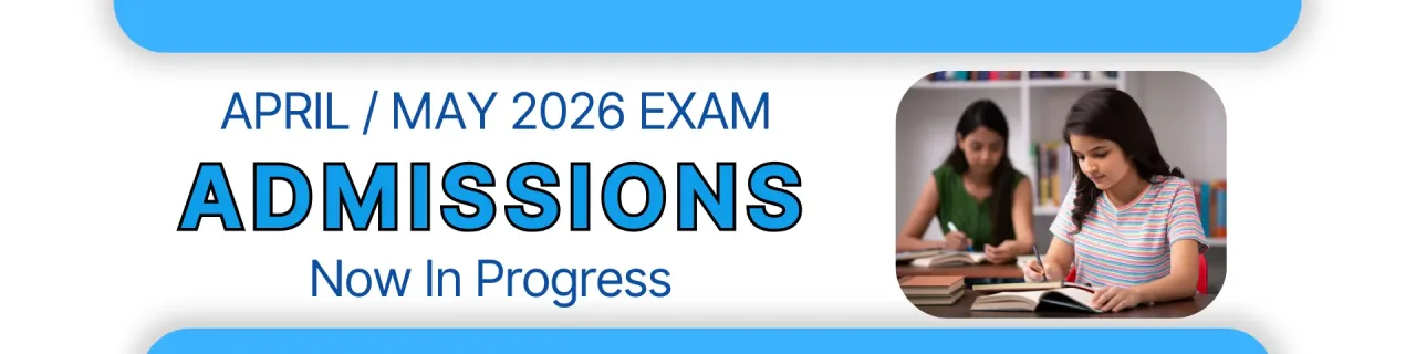 Admissions Now in Progress