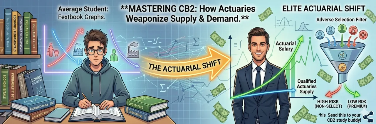The CB2 Cheat Code: How Supply & Demand Actually Works in Actuarial Science